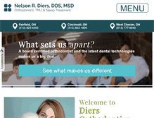 Tablet Screenshot of diersorthodontics.com